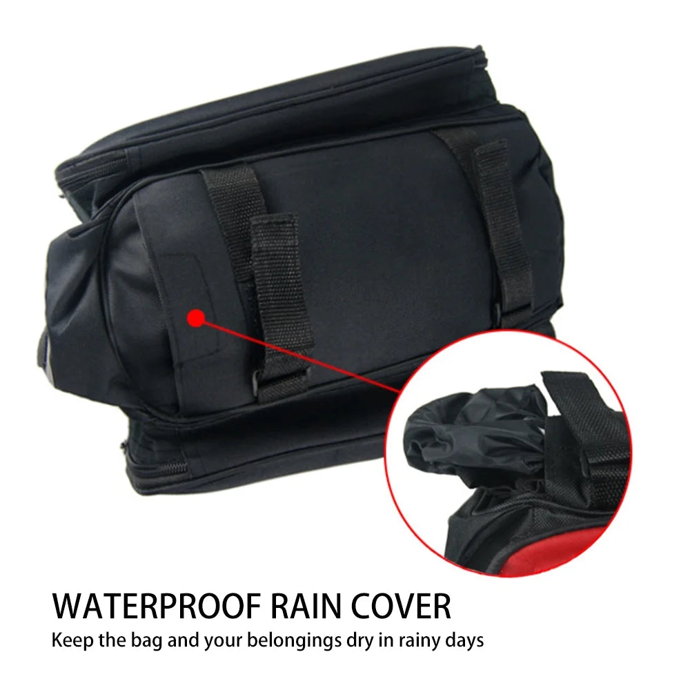 Expandable Rear Seat Bag with Rain Cover G2295