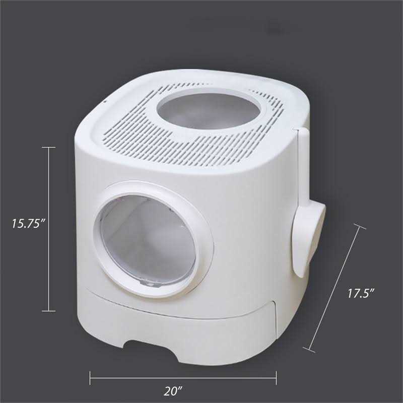 Extra Large Cat Litter Box with Scoop N96906