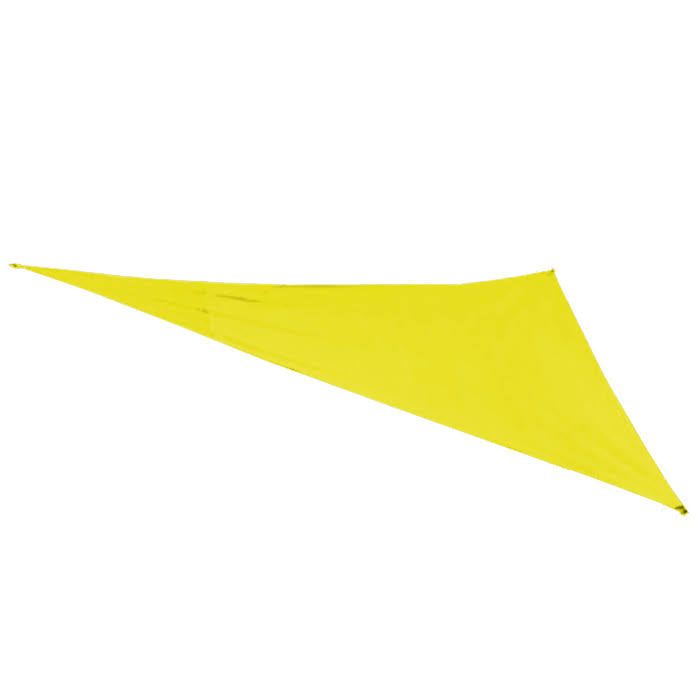 Yellow 10 ft Triangle Sun Shade Sail P337