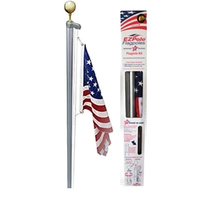 21 ft. Sectional Flagpole Kit with Rope X23432