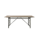 Gray Oak Dining Table V263447
