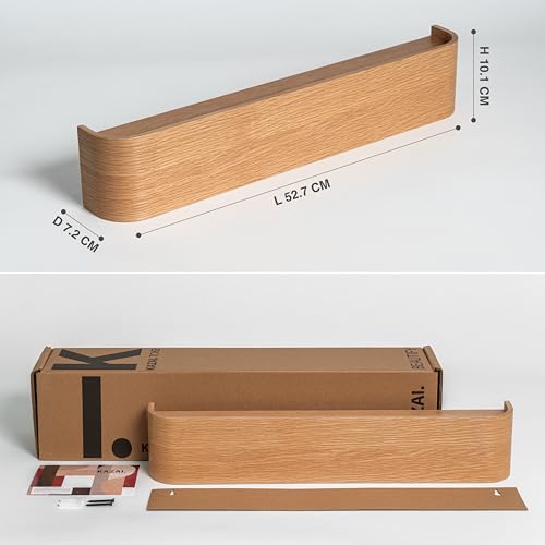 Solid Wood Veneer Coat Rack with Wall Hooks H794044