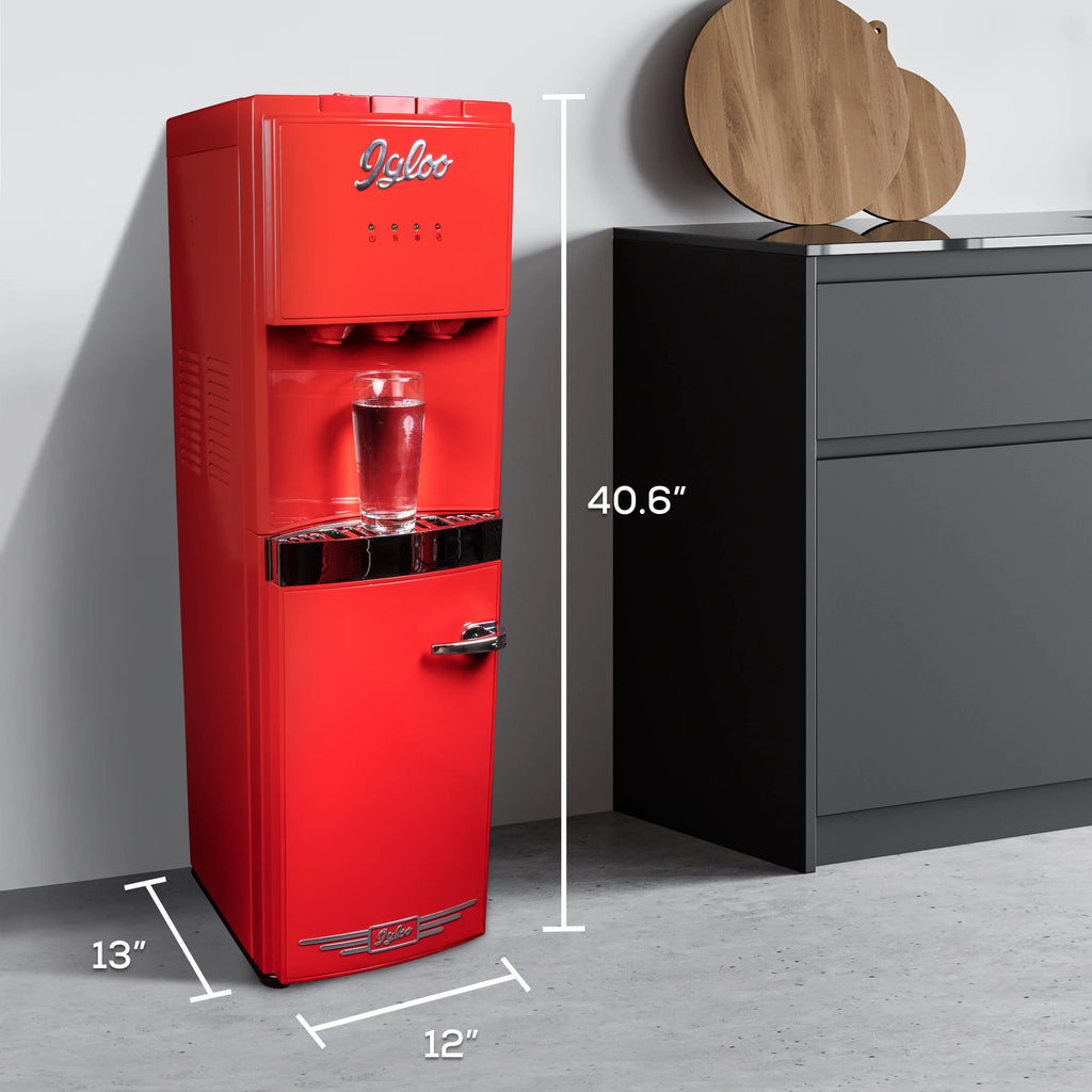Retro Red Water Cooler J475