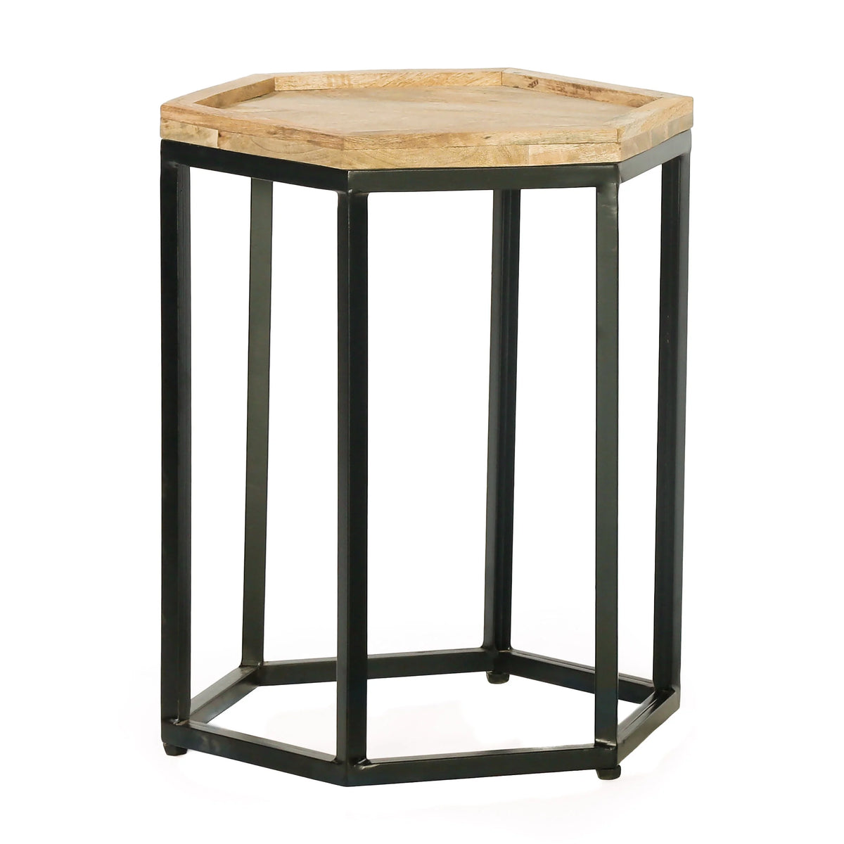Mango Wood Nested Side Tables Set of 3 R318334