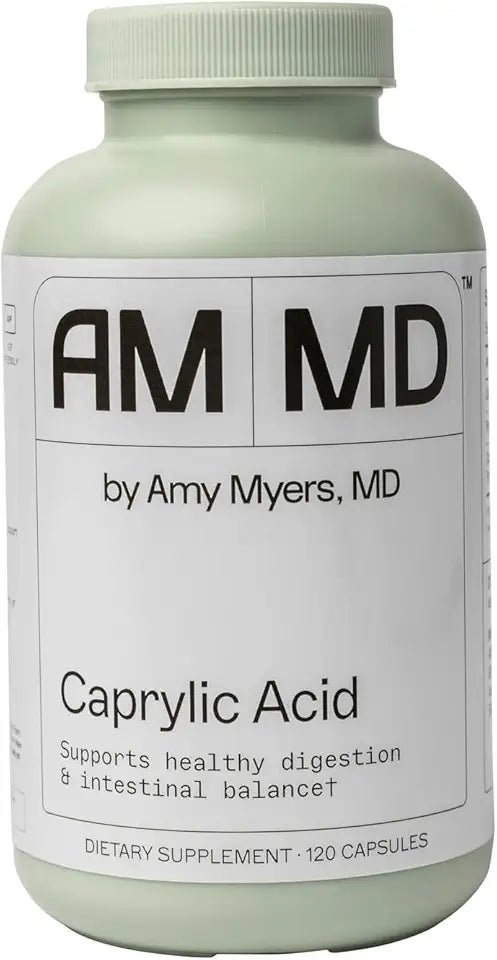 Caprylic Acid Capsules 800 mg 120 Vegan Capsules P33436