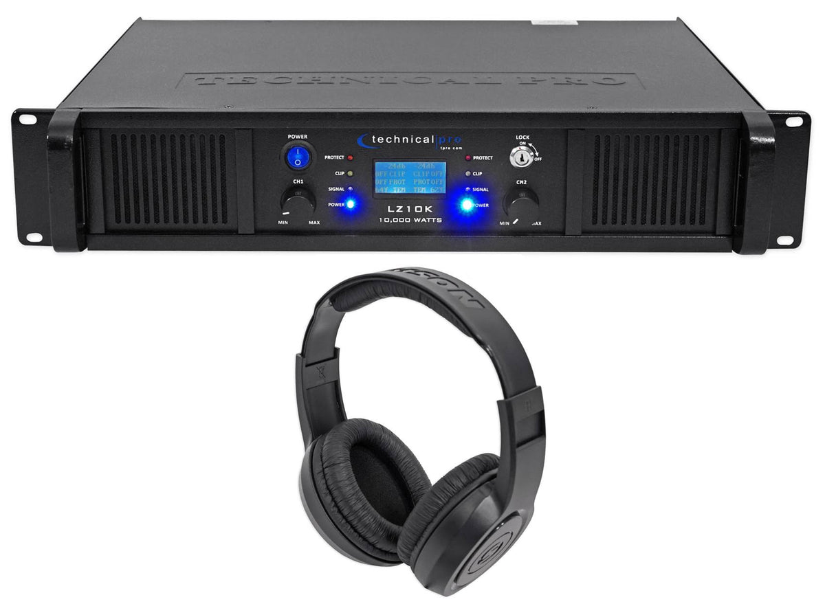 10,000w 2-Ch Amplifier with LCD Display F231