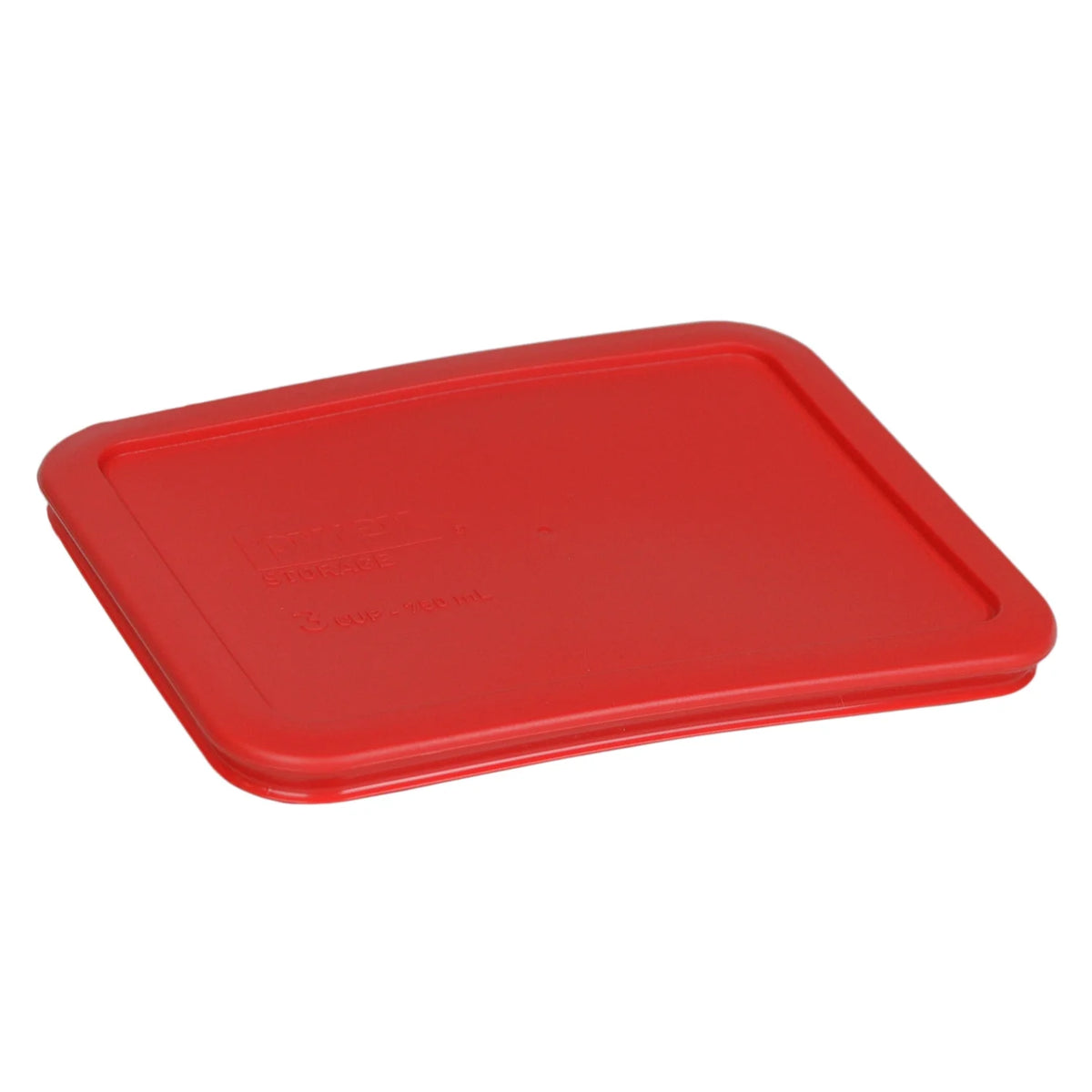 Glassware with 3-Cup, 6-Cup, and 3qt Red Lid D63567