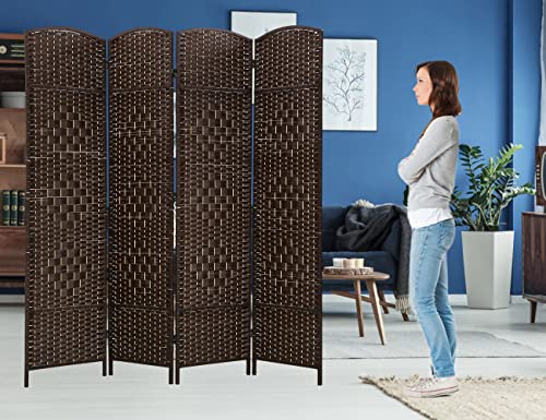 6 Ft Tall 6 Panel Foldable Room Divider Z5010