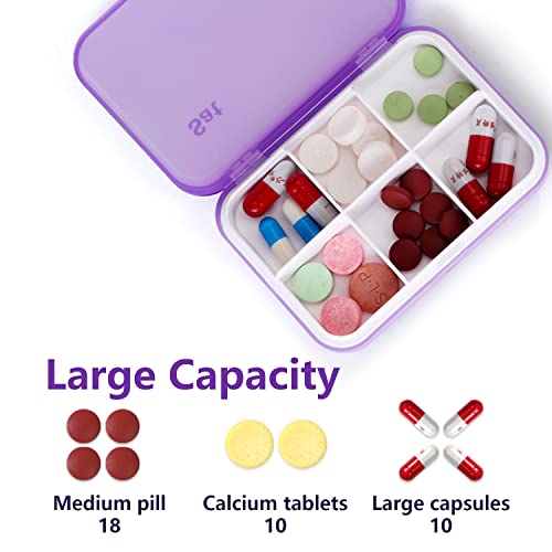 7 Piece Set 42 Compartments Pill Organizer Z996