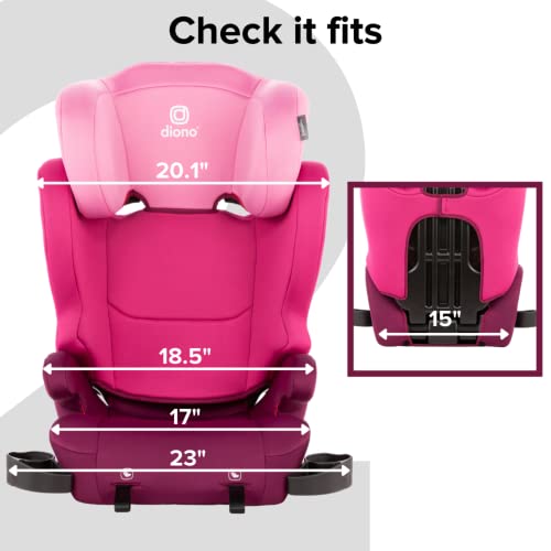 Black 2-in-1 Belt Positioning Booster Seat N341