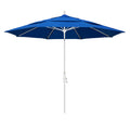 Royal Blue 11' Fiberglass Market Umbrella with Double Wind Vent M778