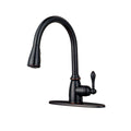 Tuscan Bronze Pull-Down Sprayer Kitchen Faucet D13955