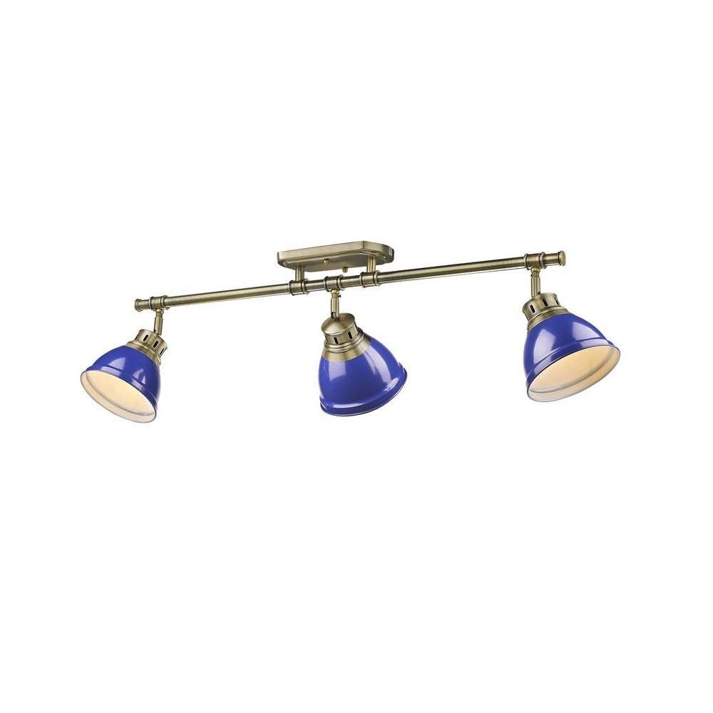 Matte Black Semi-Flush Track Light W23568