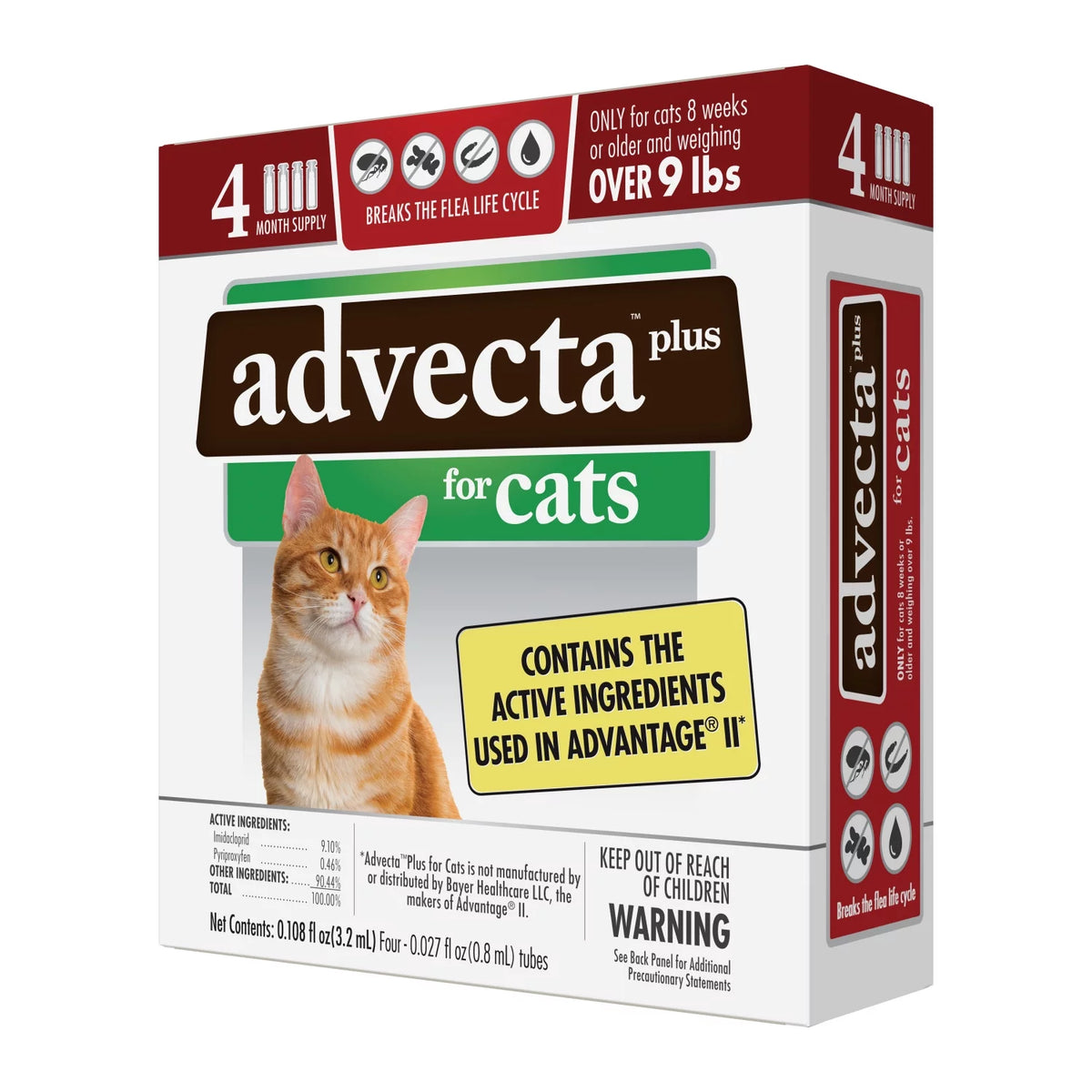 Flea Protection for Large Cats, 4 Count T1679