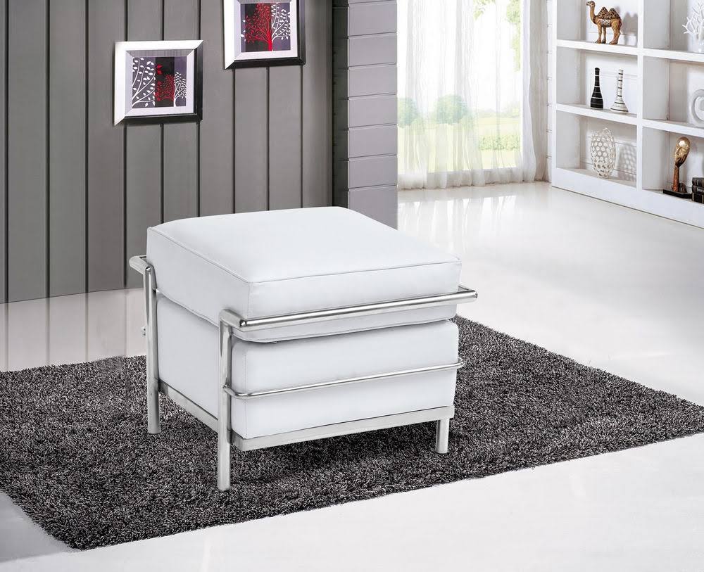 White Cube Ottoman T8444