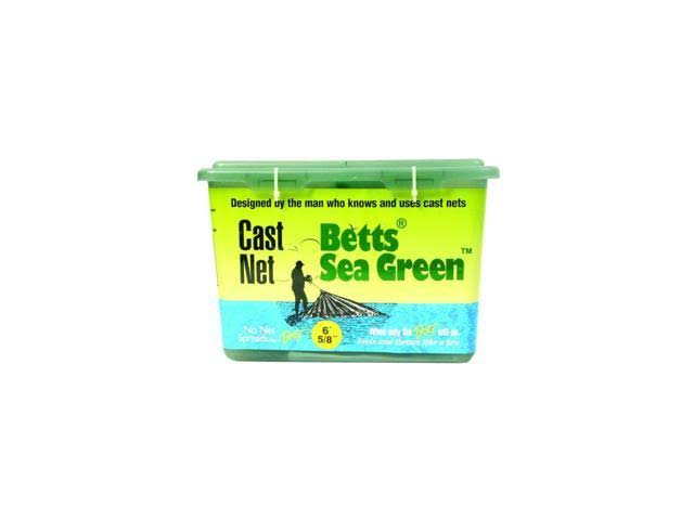 Sea Green Cast Net - 5/8 inch x 6 Foot S9342