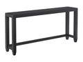 Black Glass Top Sofa Console Table Q603887