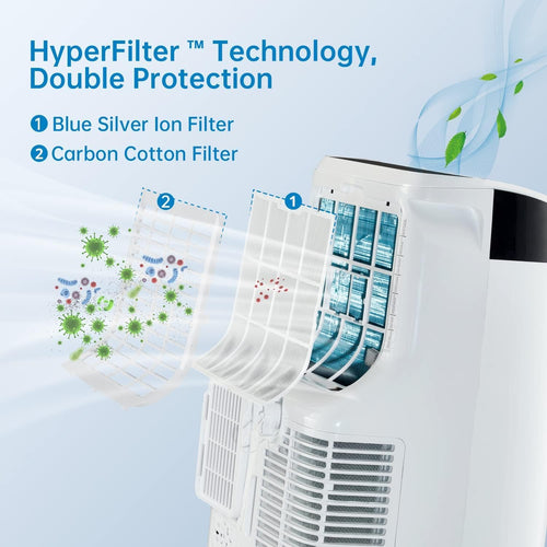 10,000BTU Portable Air Conditioner with Remote Control Y32511
