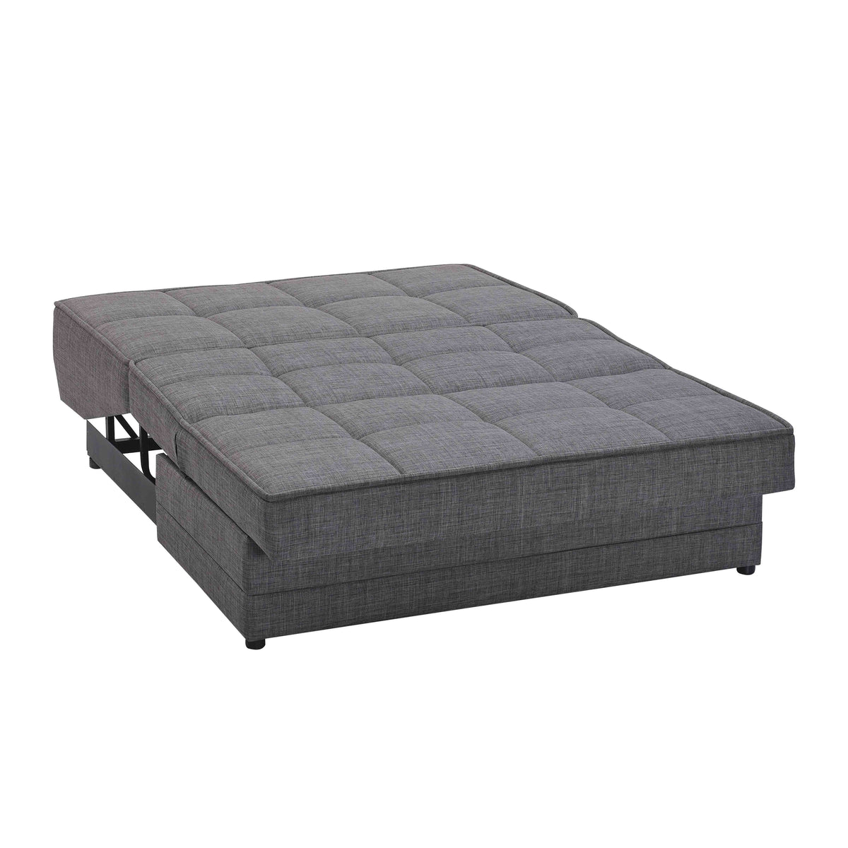 Gray Chenille Sleeper Loveseat Z710008