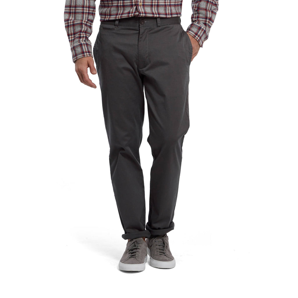 Dark Gray Stretch Chino Pants C456
