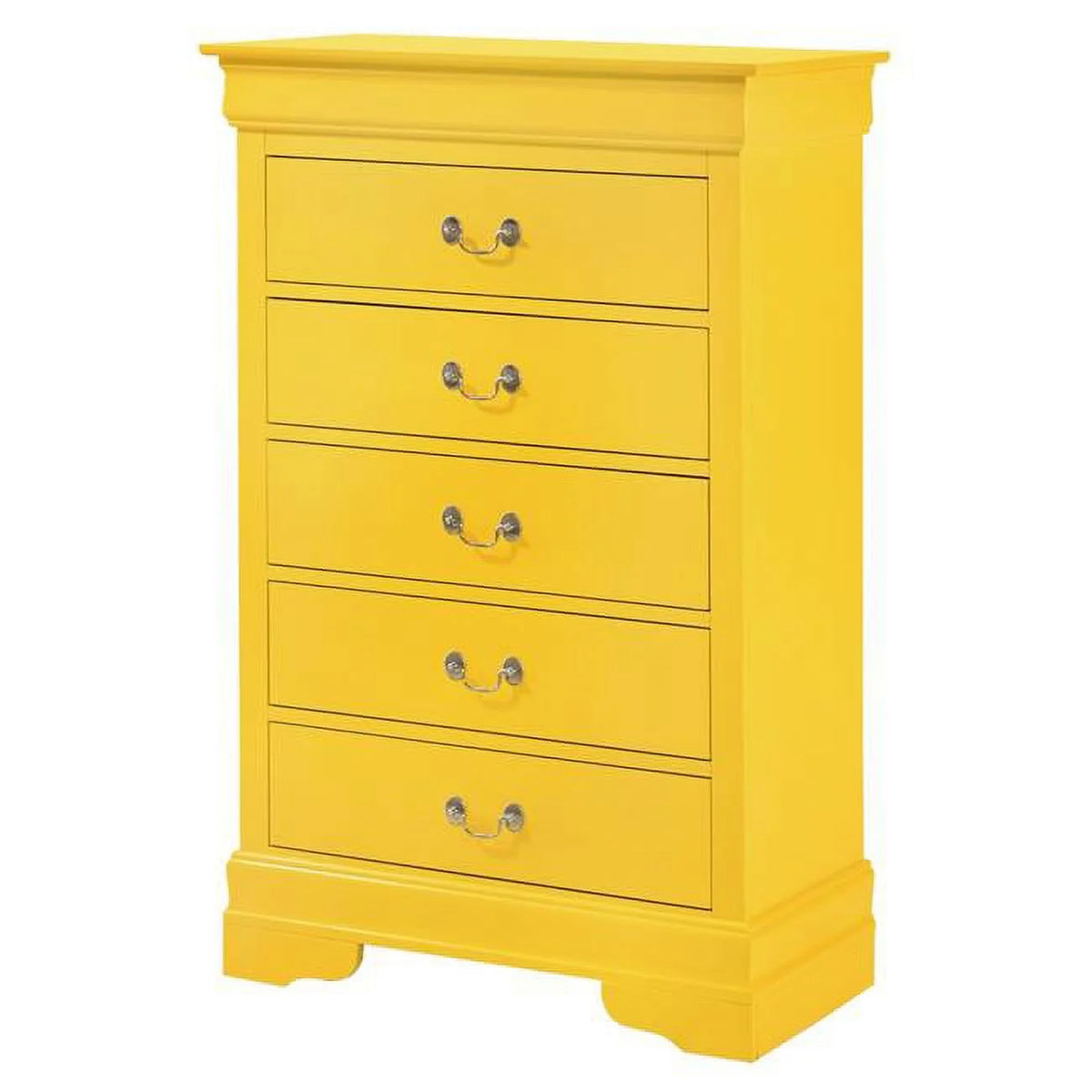 Yellow 5 Drawer Chest C5868
