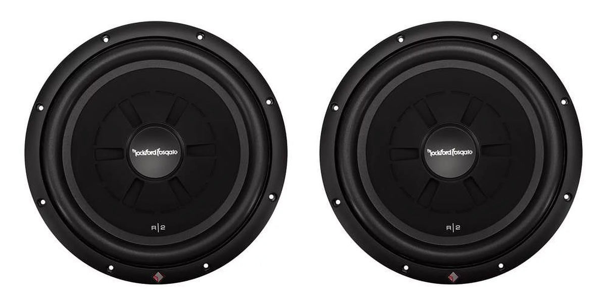 12" 1000W 4-Ohm Shallow Car Subwoofer Pair X987