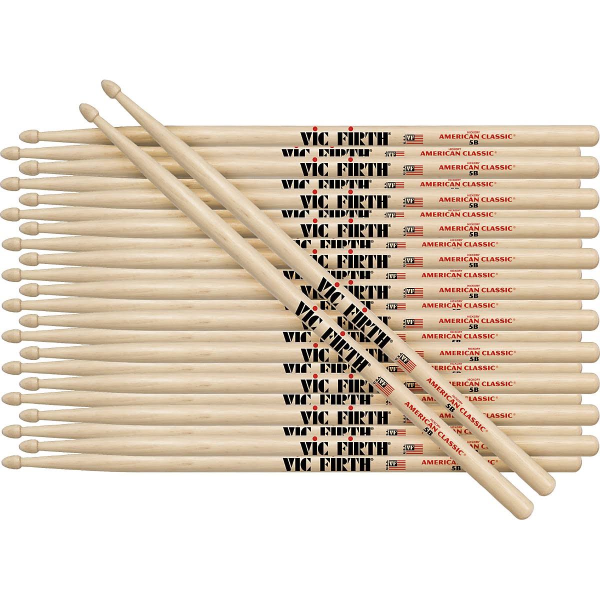 12-Pair American Classic Hickory Drumsticks W124916