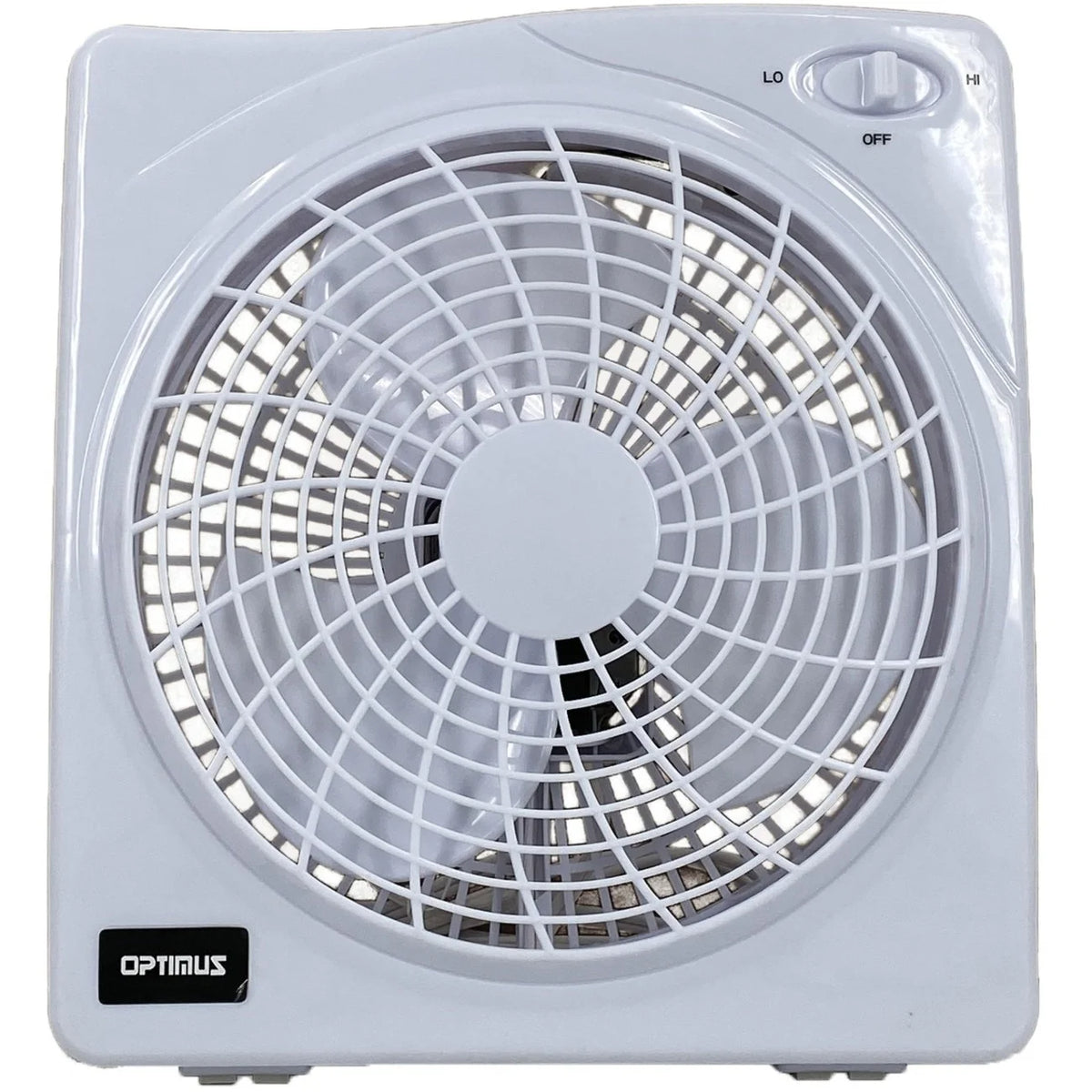 10" Electric Box Fan White X3139