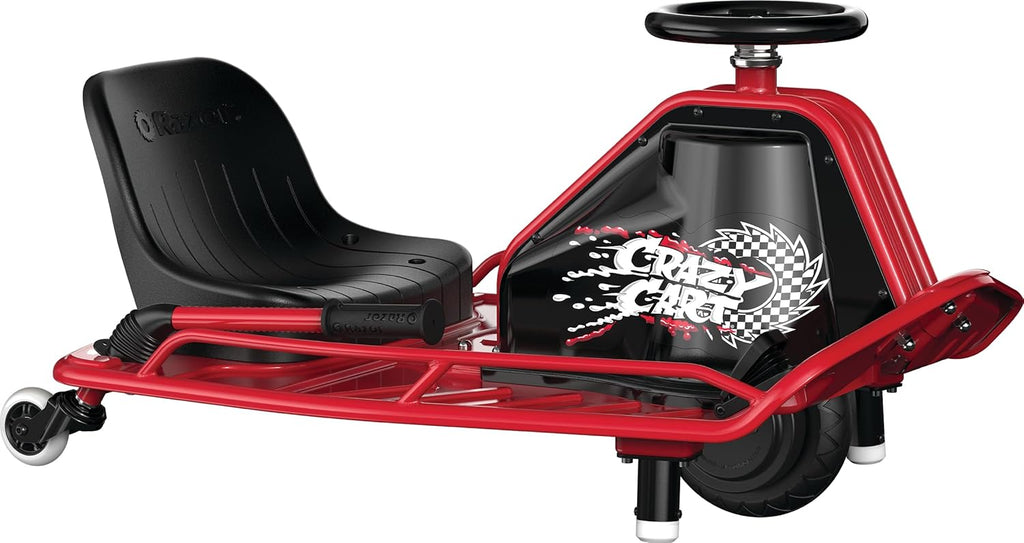 24V Electric Drifting Go Kart, Black/Red A71415