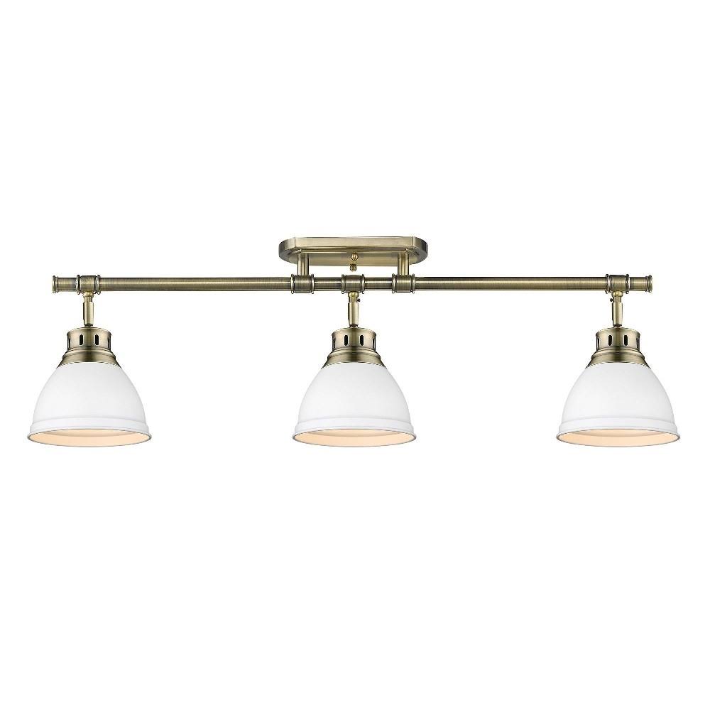 Matte Black Semi-Flush Track Light W23568