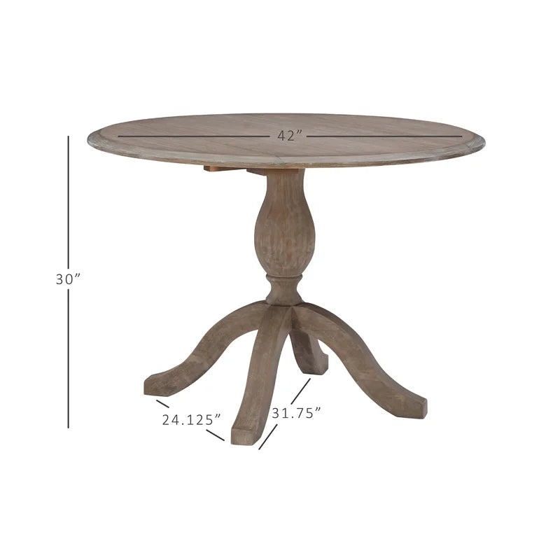Wood Drop Leaf Dining Table D458473