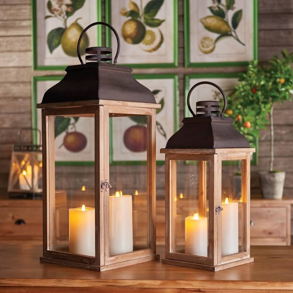 Set of 2 Lanterns N382
