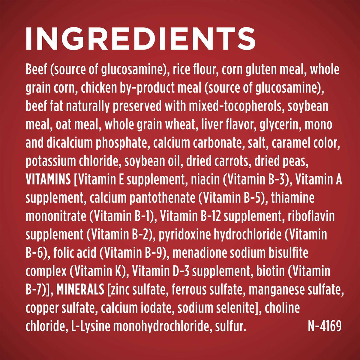 Beef & Rice Dry Dog Food L479