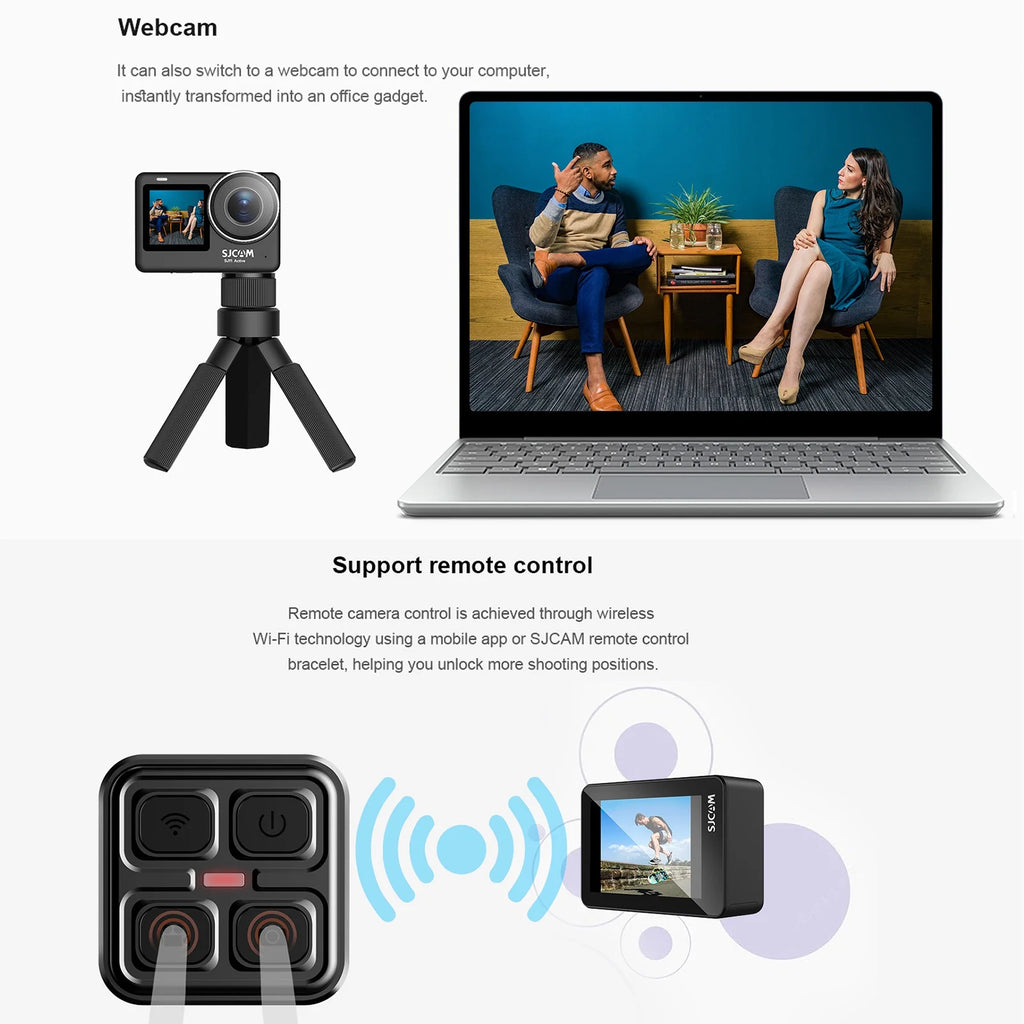 4k 20mp Waterproof Action Camera with Case Y14640