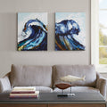 Blue 2-Piece Canvas Set C507381