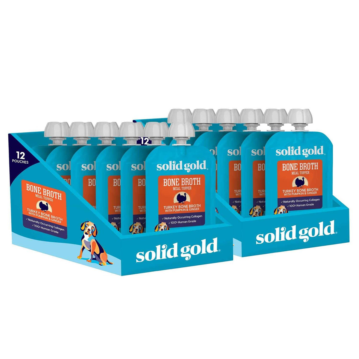 Solid Gold Turkey Bone Broth with Pumpkin & Ginger Dog Food Topper S58243