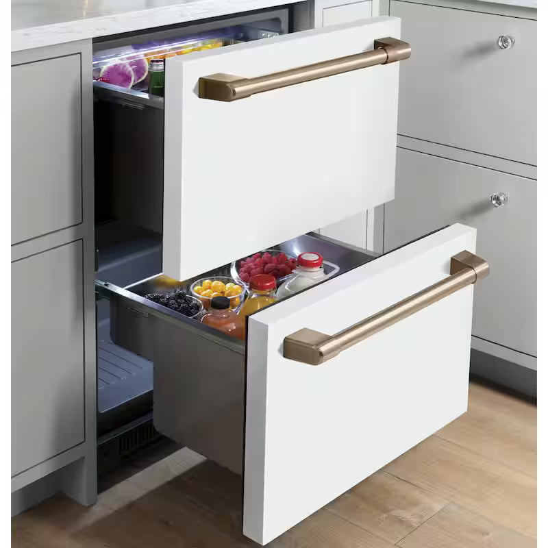 5.7 cu. ft. Dual Drawer Undercounter Refrigerator Matte White E80363