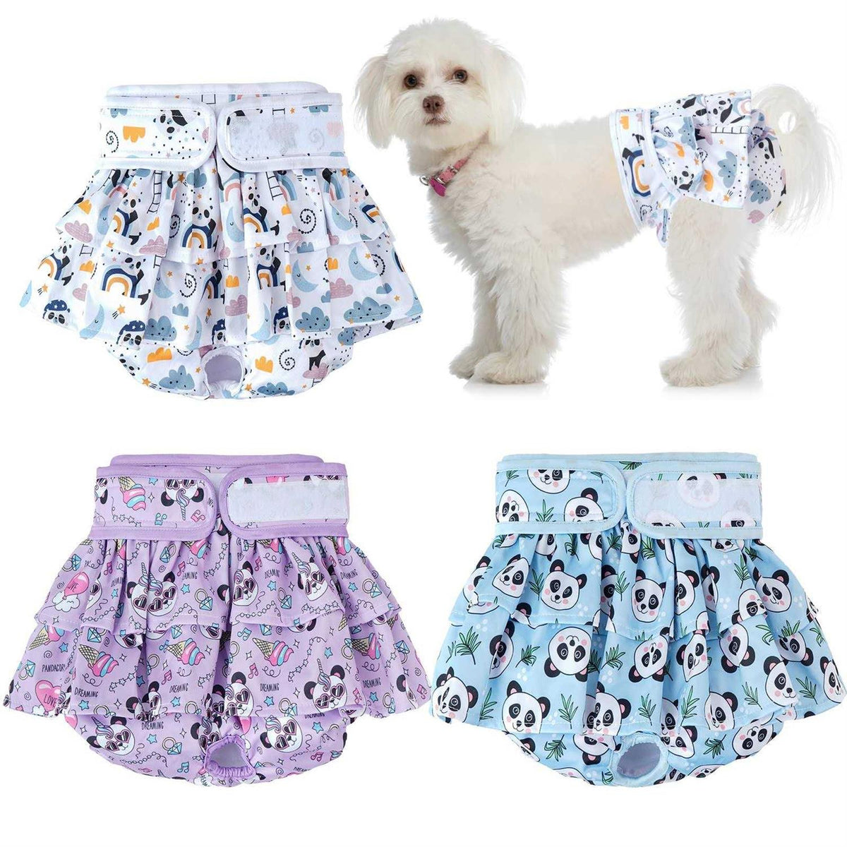 Washable Female Dog Diapers 3 Pack C63625