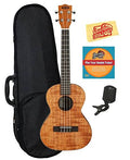 Tenor Ukulele Bundle with Hard Case and Tuner K52155