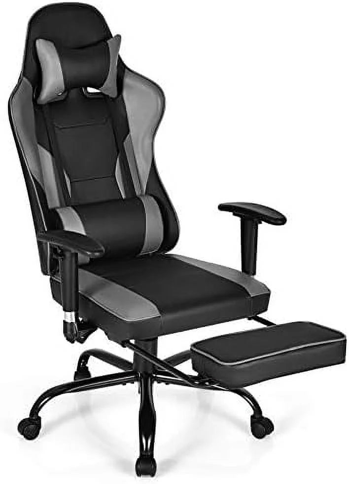 High Back Swivel Ergonomic Gaming Chair (Black) G384