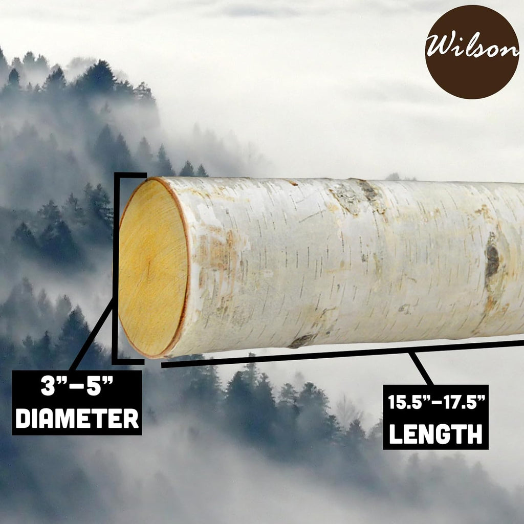 Large Log Set (5 Logs: 3''-5'' Dia. x 15.5-17.5" long) U9561