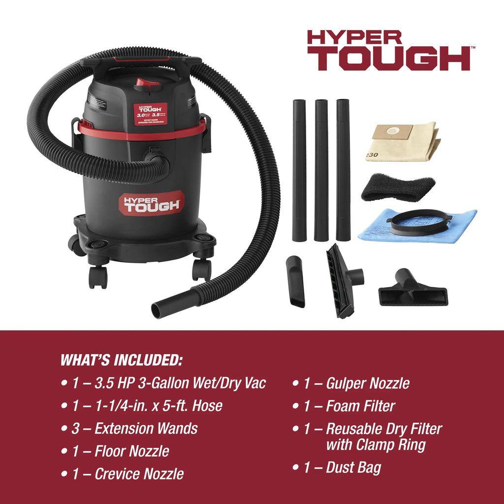 3 Gallon Wet Dry Vac O589
