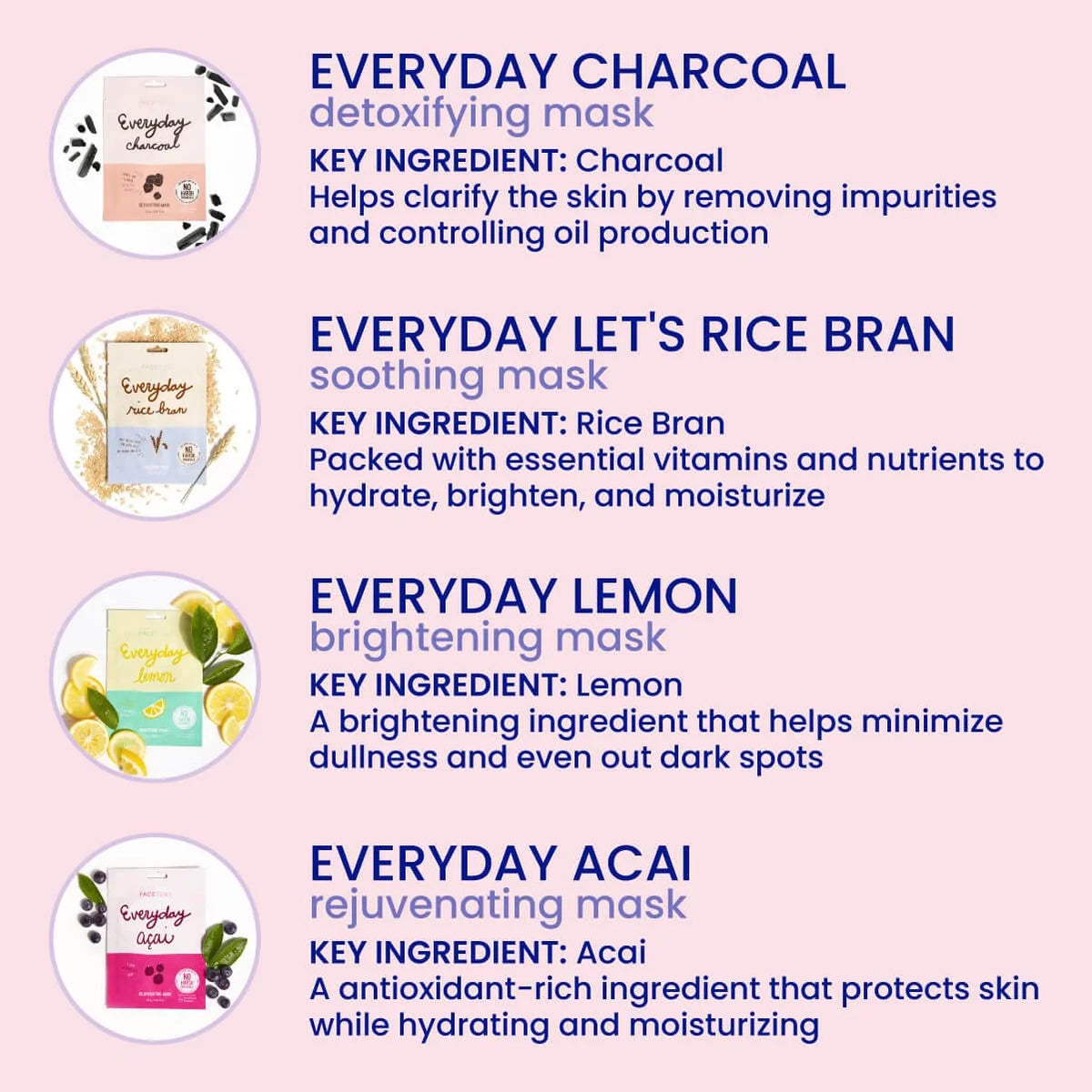 Set of 8 Sheet Masks P551