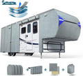Waterproof Ripstop 5th Wheel RV Cover with Tire Covers I38835