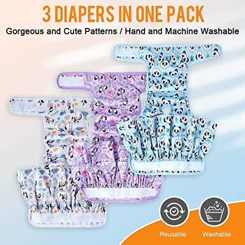Washable Female Dog Diapers 3 Pack C63625