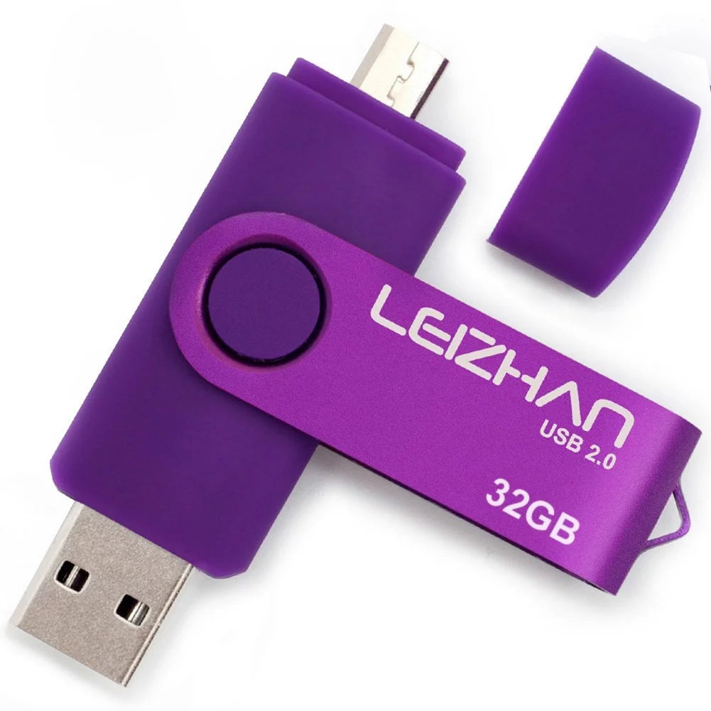 64GB Purple USB 2.0 Flash Drive C749