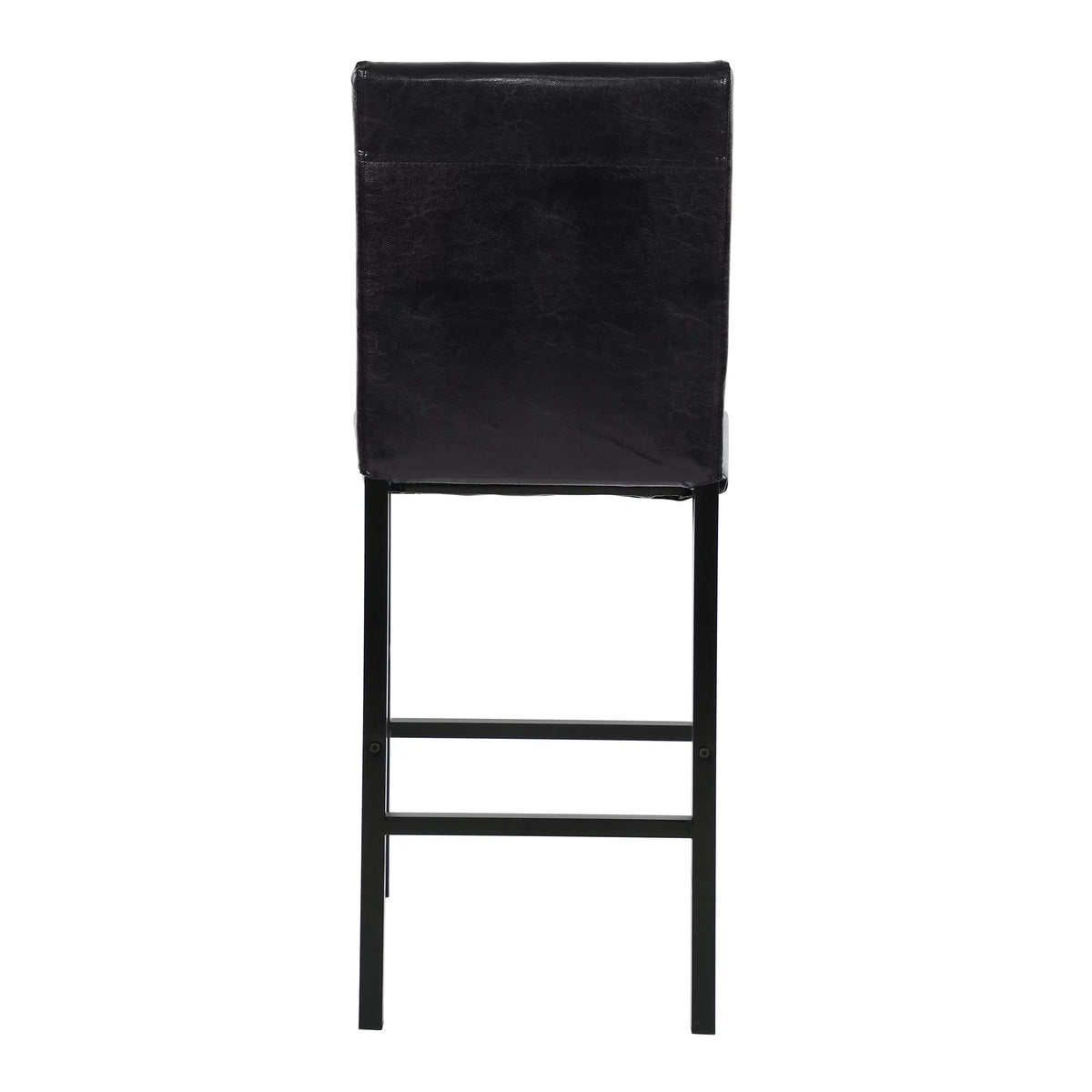 Faux Leather Upholstered Counter Height Chair Set of 4 Dark Brown K2783