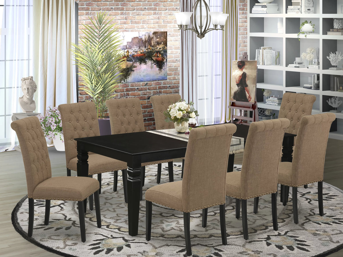 9 Piece Wood Dining Set K6291
