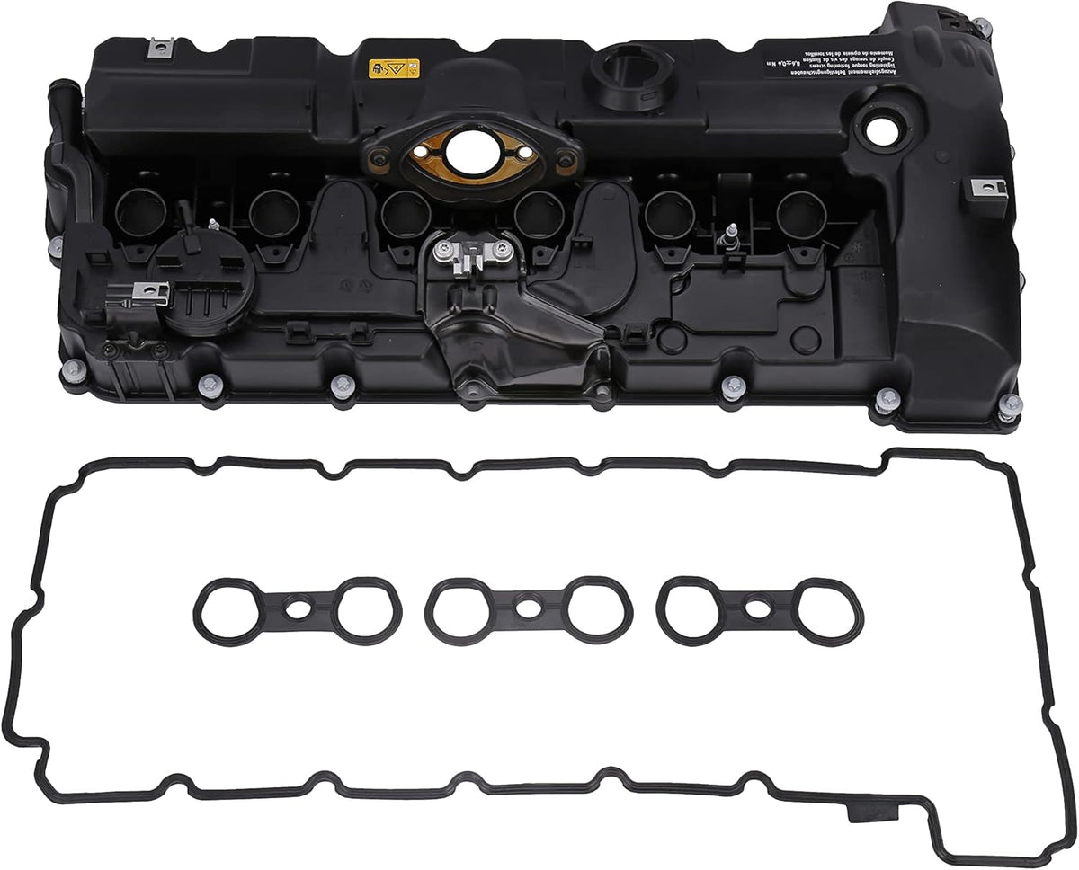 Replacement Engine Valve Cover with Gasket, 2.5L, 3.0L, Replaces 11127552281 D928256