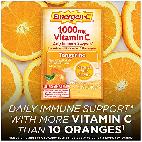 1000mg Vitamin C Powder, Tangerine Flavor - 10 Count I5130